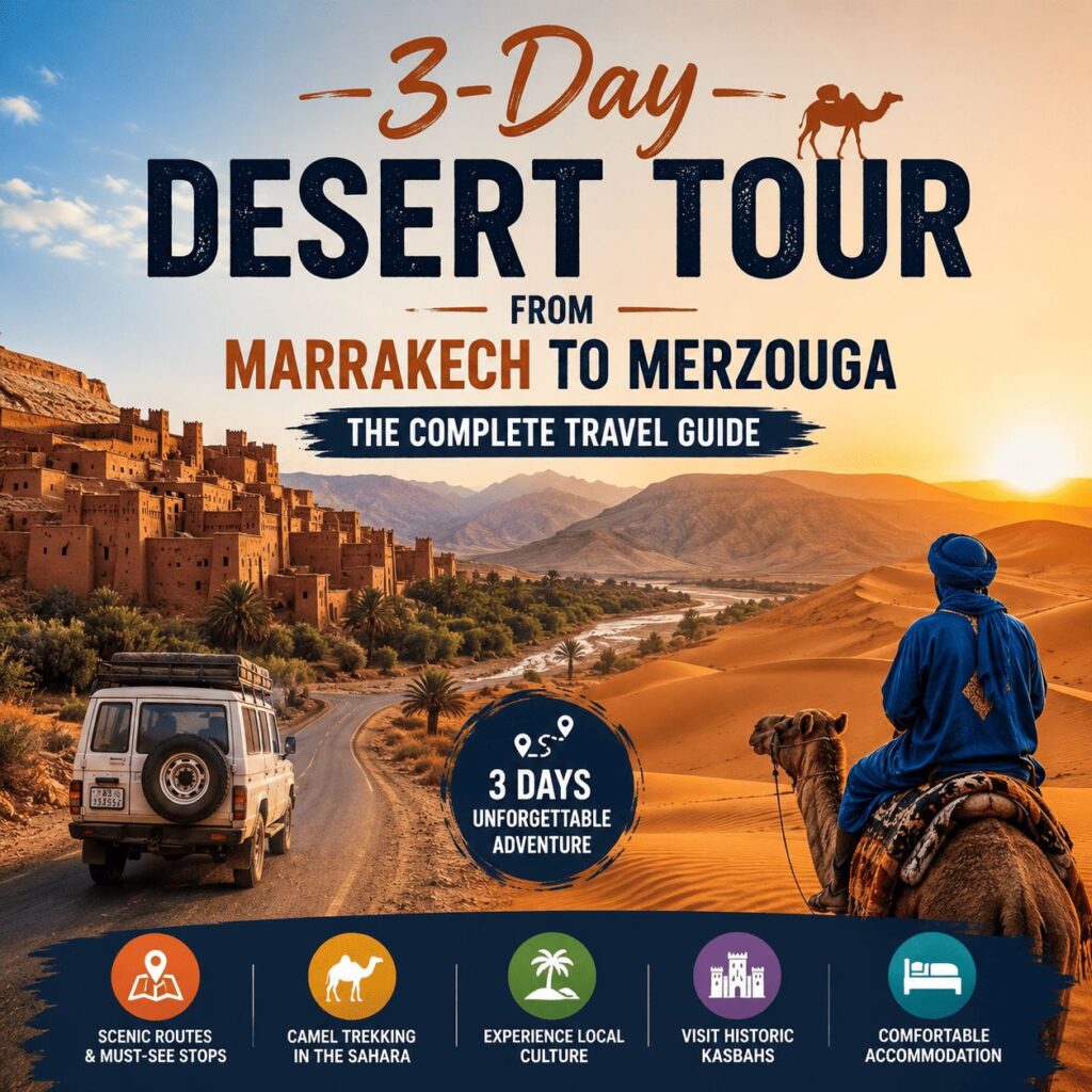 3-Day Desert Tour from Marrakech to Merzouga: The Complete Travel Guide